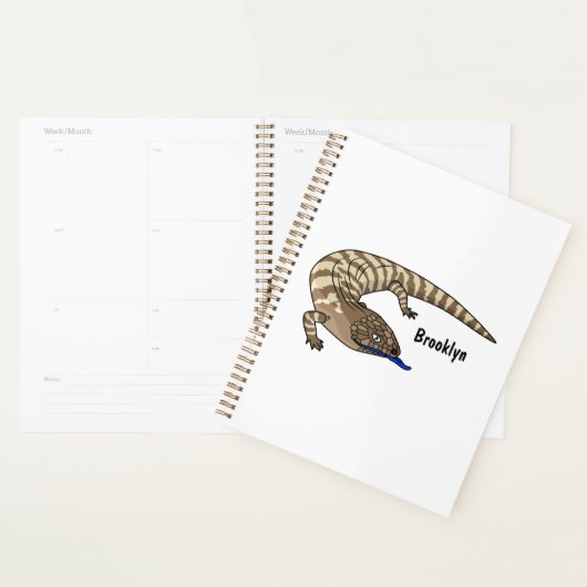 Caricature de lézard rouge (Devant avec enveloppe)