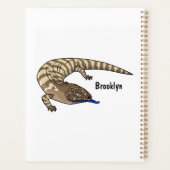 Caricature de lézard rouge (Dos)