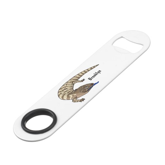 Caricature de lézard rouge (Devant angulaire)