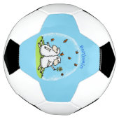 Caricature de moutons mignons amis et papillons (Tourné)