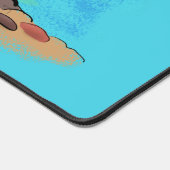 Caricature de natation de Cute platypus (Coin)