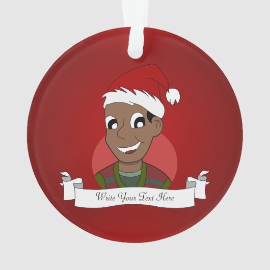 Caricature de Noël (dos)