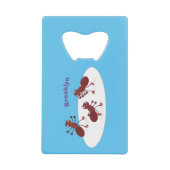 Caricature de patinage sur glace de Happy red four (Devant)