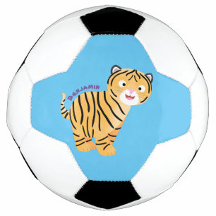 Caricature de petit tigre joyeux