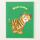 Caricature de petit tigre joyeux (Dos)