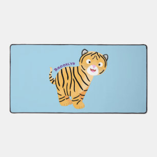 Caricature de petit tigre joyeux