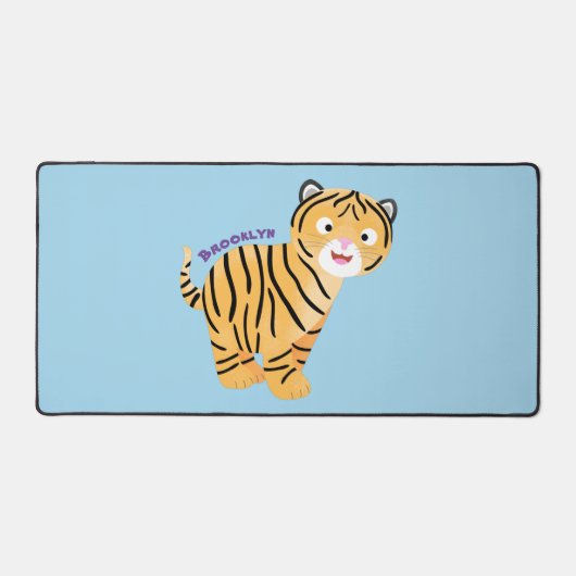 Caricature de petit tigre joyeux (Recto)