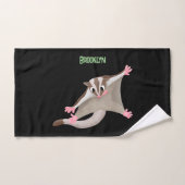 Caricature de planeur de sucre joyeux (Serviette à main)