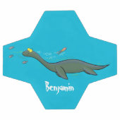 Caricature de plesiosaure, monstre marin mignon et (Plat)