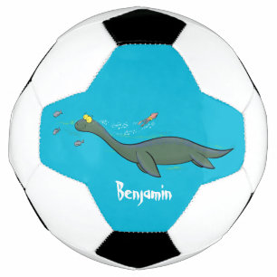 Caricature de plesiosaure, monstre marin mignon et