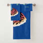 Caricature de poisson tropical guppy très chic (En situation)