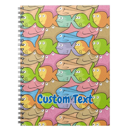 Caricature de poissons carnet (Devant)