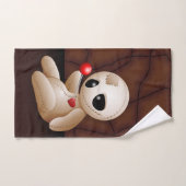 Caricature de poupée vaudou en amour (Serviette à main)