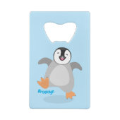 Caricature de poussin de pingouin mignon et joyeus (Dos)