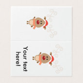 Caricature de rennes mignons (Outside Unfolded)