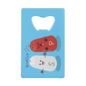 Caricature de shakers de sel et de poivre de Cute  (Devant)