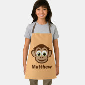 Caricature de singe chimpanzé tablier d'enfant per (Insitu)