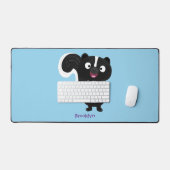 Caricature de skunk jote happy (Clavier et souris)