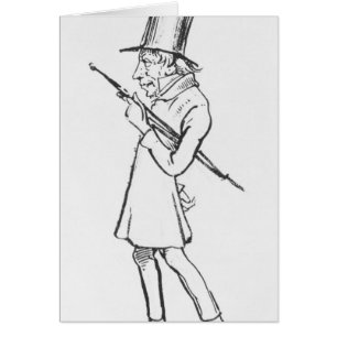 Caricature de Soren Aabye Kierkegaard