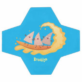 Caricature de surf pour chips de maïs mignonette n (Plat)