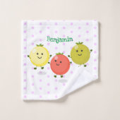 Caricature de tomates cerises mûres (Gant de toilette)