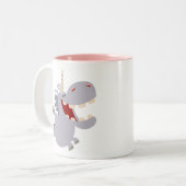Caricature de Toothy mignonne Unicorn Mug (Devant gauche)