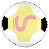 Caricature de vers de terre rose joli (Tourné)