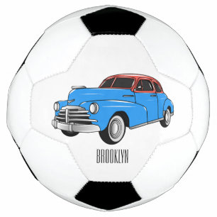 Caricature de voiture classique 1948