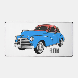 Caricature de voiture classique 1948