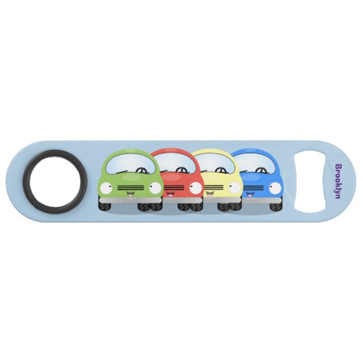 Caricature de voitures Cute kawaii (Devant (Horizontal))