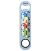 Caricature de voitures Cute kawaii (Dos)