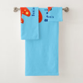 Caricature de vol d'avion rouge mignon (En situation)