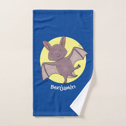 Caricature de vol de chauve-souris (Serviette à main)
