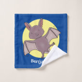 Caricature de vol de chauve-souris (Gant de toilette)