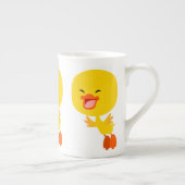 Caricature de vol mignon canard caniche Chine Mug (Droite)