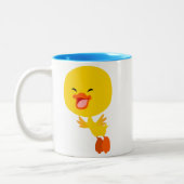 Caricature de vol mignon Canard Mug (Gauche)