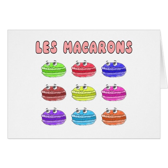Caricature des Macarons (Devant horizontal)