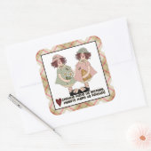 Caricature des soeurs Prim fun sticker (Enveloppe)