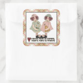 Caricature des soeurs Prim fun sticker (Sac)