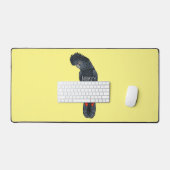 Caricature d'oiseau à queue rouge (Clavier et souris)