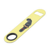 Caricature d'oiseau à queue rouge (Devant angulaire)