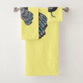 Caricature d'oiseau de faisan paon de Bornéo (En situation)