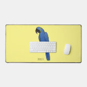 Caricature d'oiseau macaw Hyacinth (Clavier et souris)