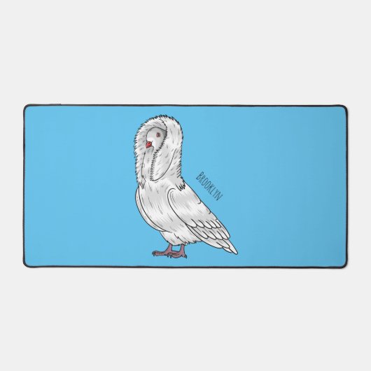 Caricature d'oiseau pigeon Jacobin (Recto)
