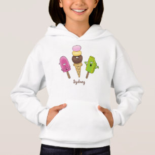 Caricature drôles de glace popsicle dessin animé t