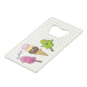 Caricature drôles de glace popsicle dessin animé t (Devant Angle)