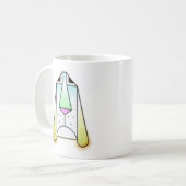 Caricature Droopy Bloodhound Mug (Devant gauche)