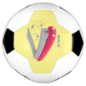 Caricature en agrafeuse rouge pâle (Tourné)