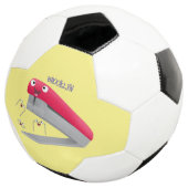 Caricature en agrafeuse rouge pâle (3/4)