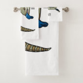 Caricature en bleu (En situation)